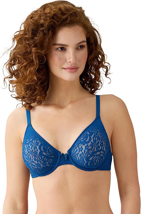Wacoal Halo Lace Underwire Bra, Up to G Cup! Style # 851205