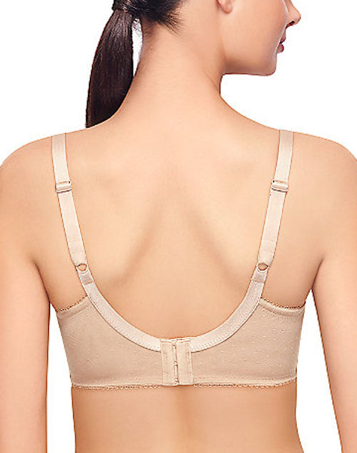 Wacoal Retro Chic Full Figure Underwire Bra, Style # 855186 - (TO & 643)