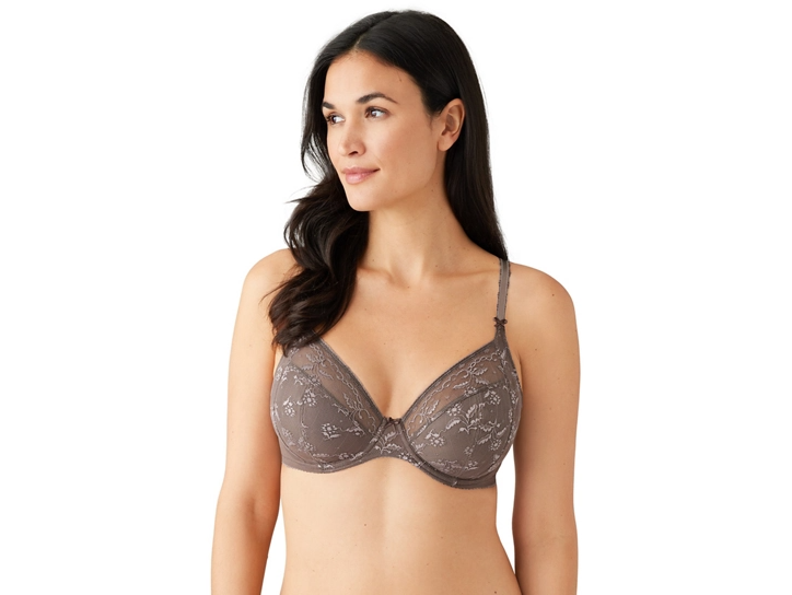 WACOAL 34DD Lovely Lace Underwire Bra 85138 Nude Discontinued New