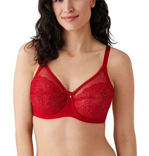 Buy Wacoal Taupe Lace Full Coverage Bra 855186 909 38DDD - Bra for Women  1341493