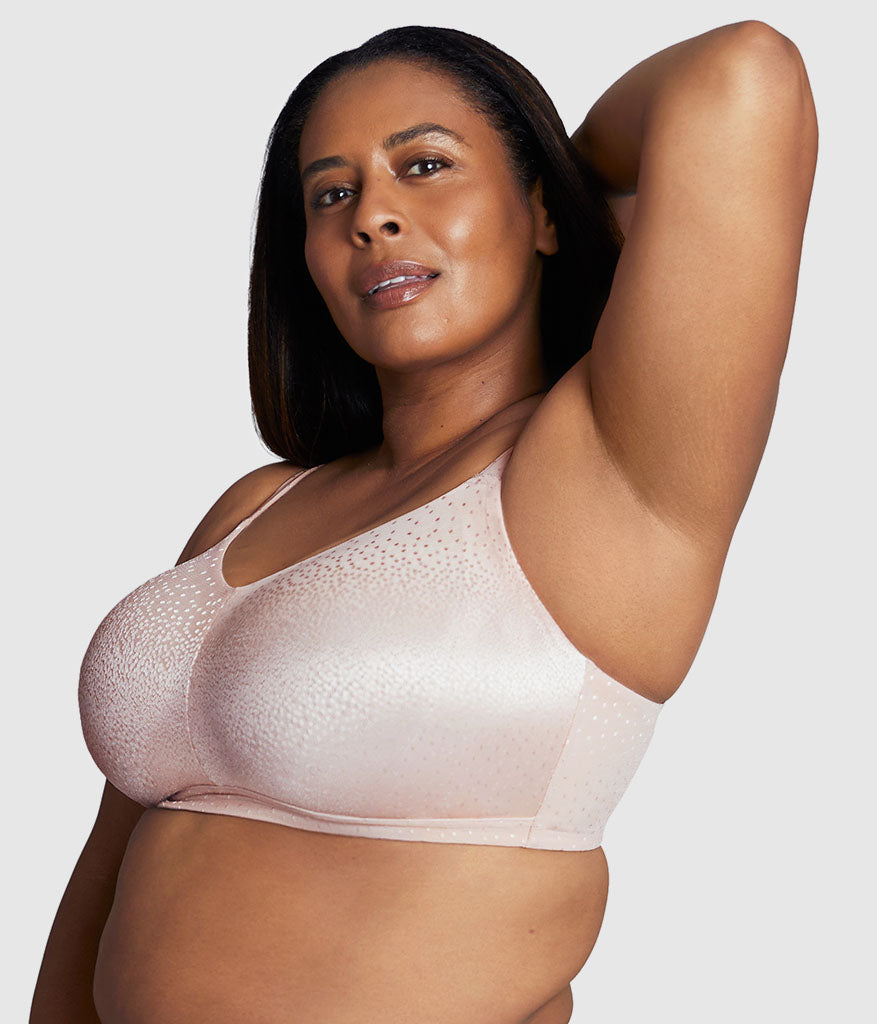 Back Appeal Wire Free Bra - Rose Dust