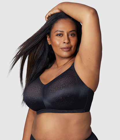 Back Appeal Wire Free Bra - Black