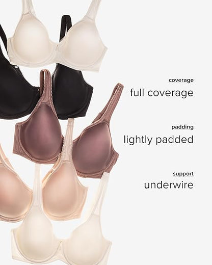 Wacoal Basic Beauty Spacer Underwire Contour T-Shirt Bra, Style # 853192 (Iv, Wh & 439)