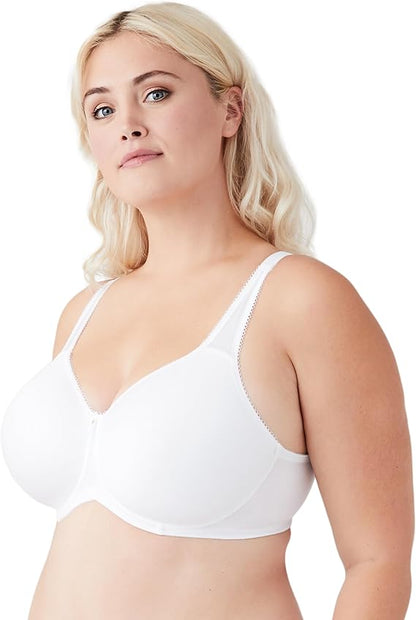 Wacoal Basic Beauty Spacer Underwire Contour T-Shirt Bra, Style # 853192 (Iv, Wh & 439)