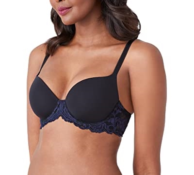WACOAL 810322 INSTANT ICON Bralette ~ PROVENCIAL BLUE/ANGEL FALLS ~ NWT ~  $42 