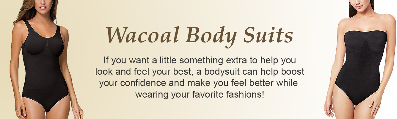 Wacoal Try A Little Slenderness Bodysuit (36DD, Toast)