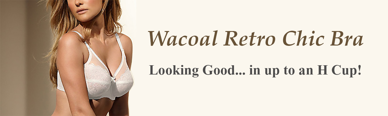 Buy Wacoal Women's Retro Chic, Non Padded, Wired, Full Cup, Everyday Wear, Plus Size