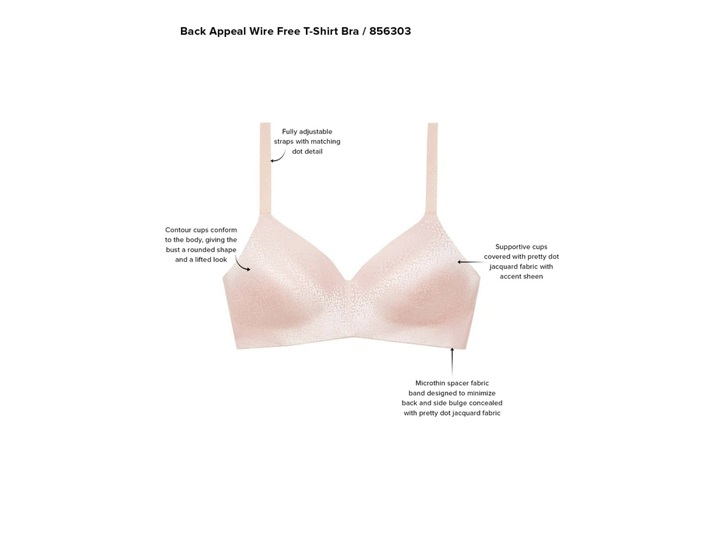 Wacoal Back Appeal Wirefree T-Shirt Bra 856303 | Free Shipping at