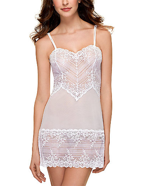 Buy Wacoal Embrace Lace Chemise - Green At 30% Off