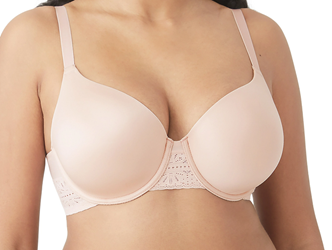 Gathered Front Bandeau Bra with Cups and Removable Straps Z3347