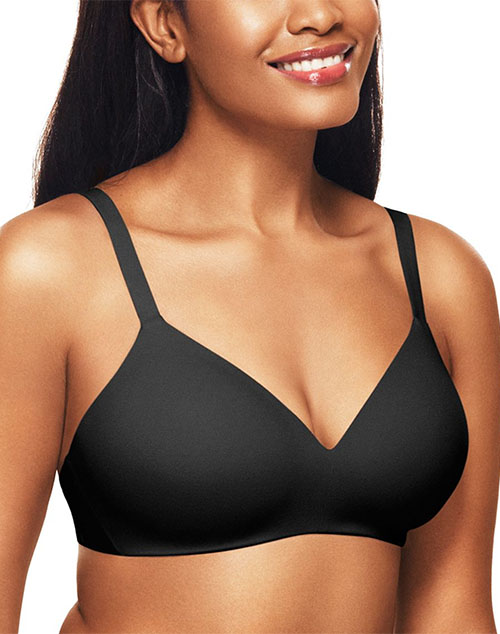 Wacoal How Perfect Contour 36D Brown Wire Free Lightly Lined T-Shirt Bra  852189