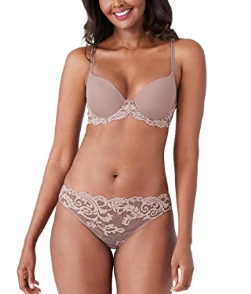 Wacoal 851322 Provincial Blue/Angel Falls Instant Icon Lace Underwire Bra –