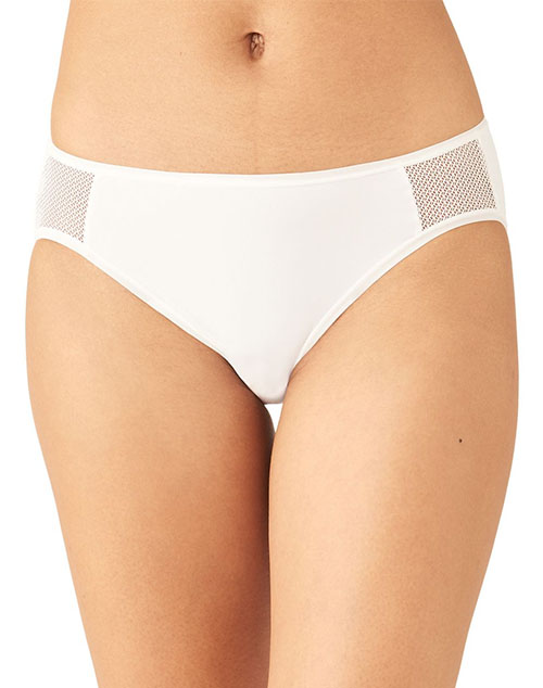 Buy Wacoal Women's Nylon Modern Regular Solid Bikini Style Underwear (Pack  of 3) (WU8988-PI-L_Pink/Off-White/Blue at