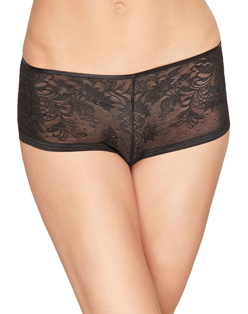 Underwear for Her, Panties, Szorty Wacoal NET EFFECTS WA845340BLK  Boyshort Black Black