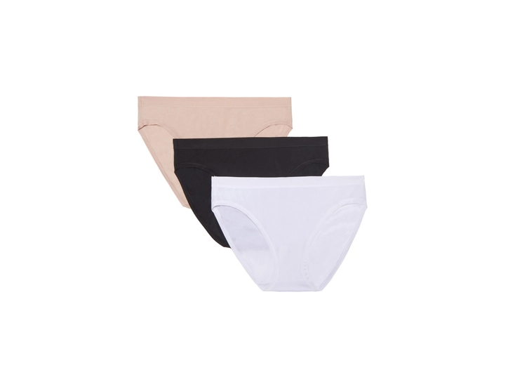Buy 12 Womens Soft Cotton Black Low Rise String Bikini Underwear Cotton  String Panty Stretch Brief Online at desertcartEcuador