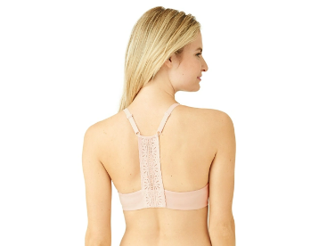 Ybcg Racerback Bra Front Closure Wire Free Underwear Lace Front