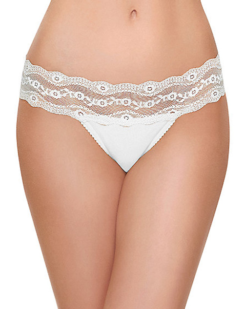 b.tempt'd by Wacoal Women's Innocence Thong Panty, Shark, S : :  Clothing, Shoes & Accessories