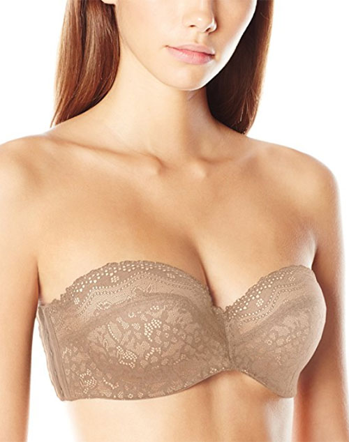 b.tempt'd by Wacoal Women's B.Sultry Balconette Bra, Mahogany Rose/Angel  Wing, 34D at  Women's Clothing store